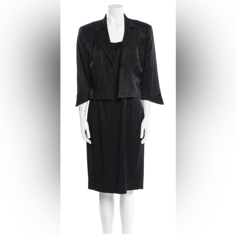 EUC Vintage Albert Makali Two Piece Dress w/Blazer Size 6